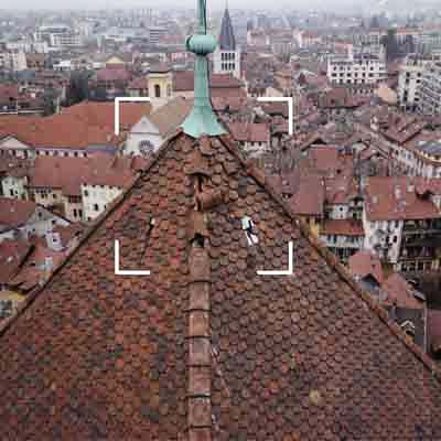 Inspection de toiture par drone